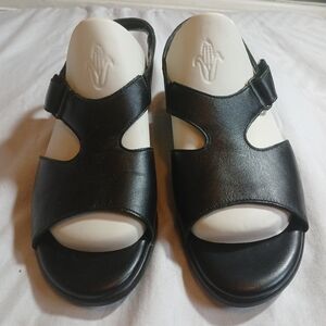 SAS Tripad Comfort SunTimer Strappy Sandal Womens Size 7.5M Black Leather